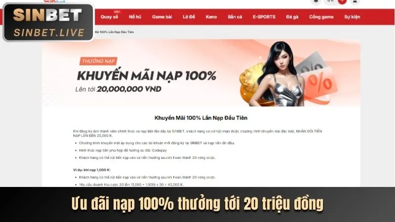 Thưởng nạp lại hàng tuần Win55
